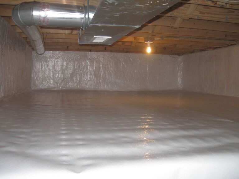 Crawl Space Encapsulation and Vapor Barriers for Damp Crawl Spaces