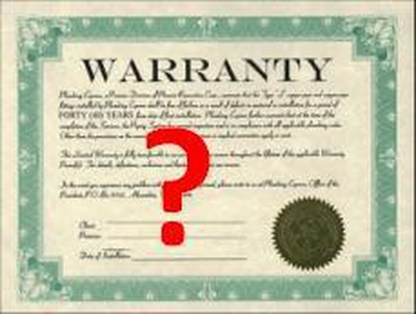 Why an Exterior Basement Waterproofing System Has a Limited Warranty